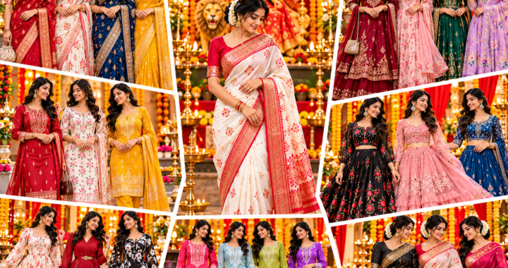 Best Durga Puja Dresses for Women – Trending Festive Fashion Guide 2026