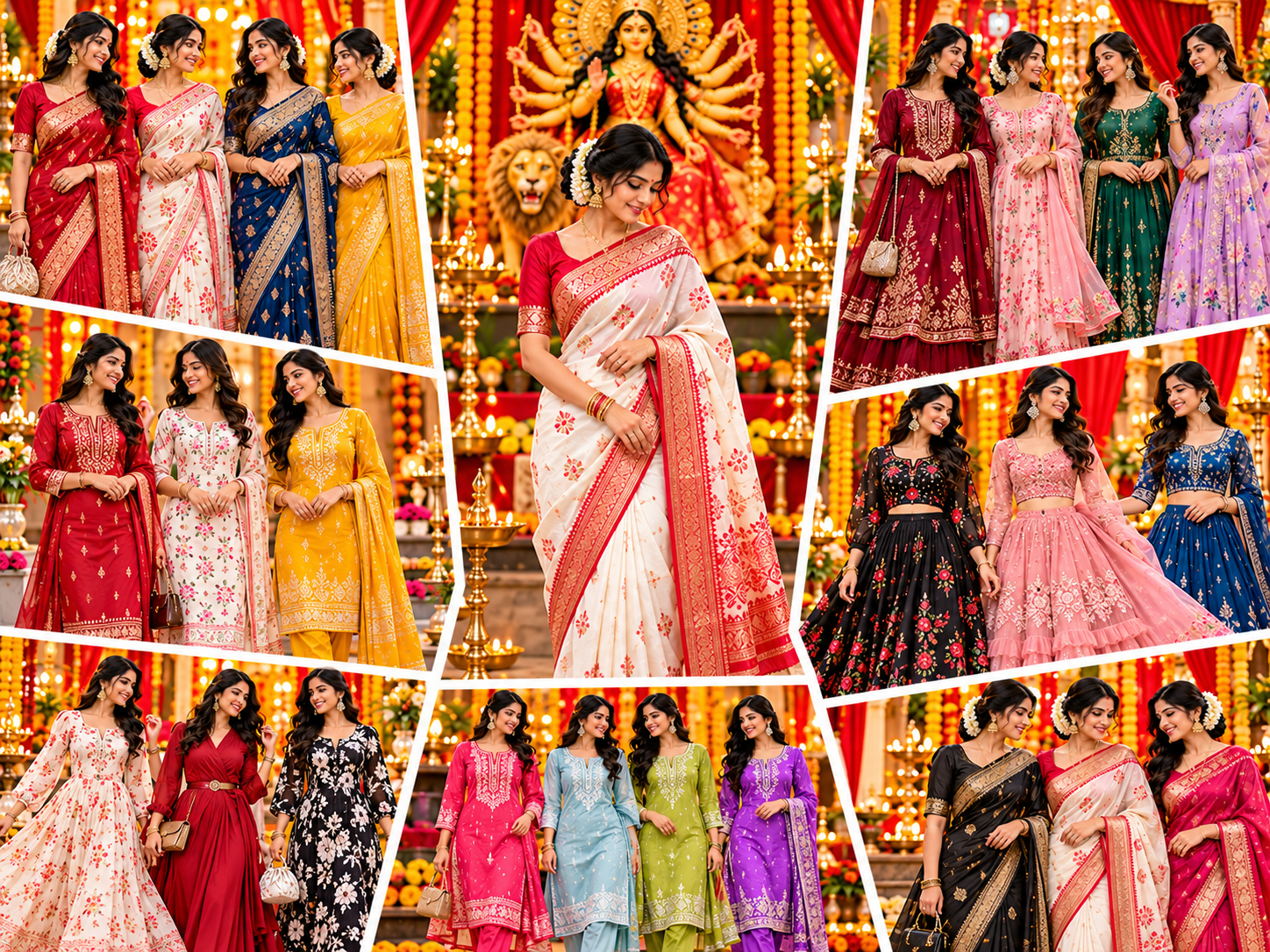 Best Durga Puja Dresses for Women – Trending Festive Fashion Guide 2026 1 Best Durga Puja Dresses for Women – Trending Festive Fashion Guide 2026