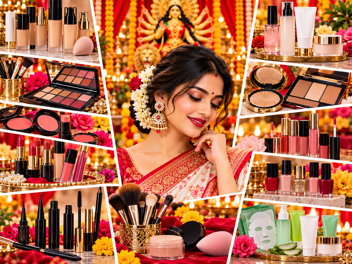 Best Makeup Products for Durga Puja 2026 – Festive Beauty Essentials
